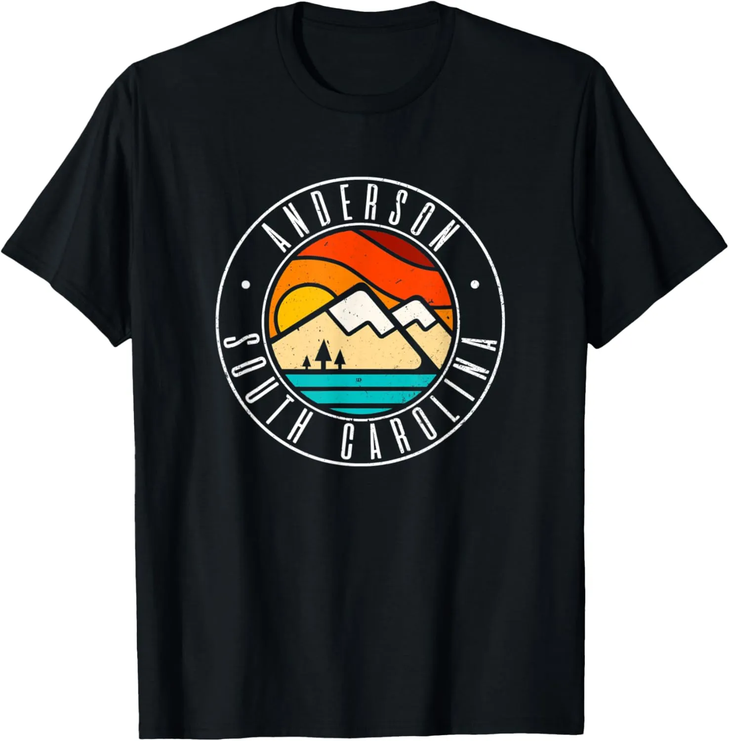 Minimalist Outdoors Anderson South Carolina SC T-Shirt