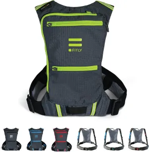 Minimalist Running Pack - Running Backpack Phone Holder, Storage, Thoracic Belt - Carry Personal Items - Running Gear for Men & Women - Lightweight Running Water Backpack (Mojito Green, XS-S)