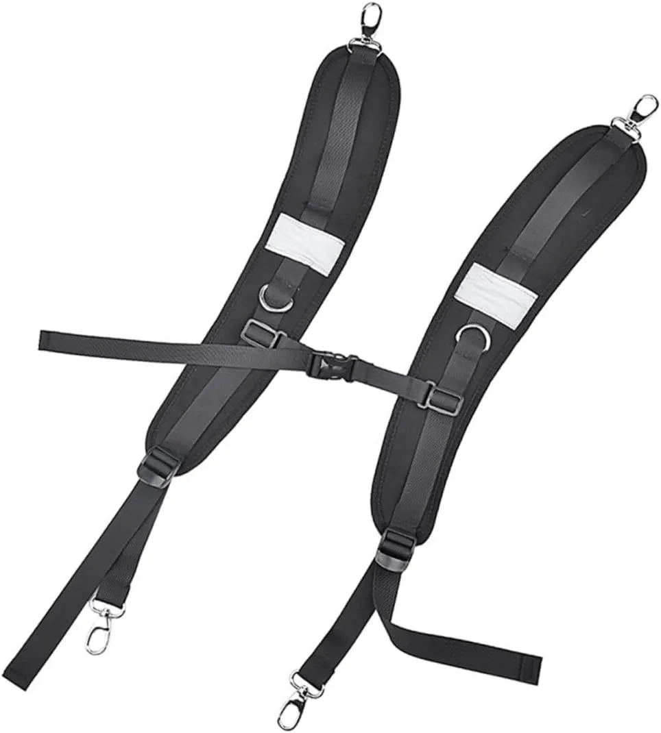 Mipcase 1 Pair Adjustable Replacement Shoulder Straps for Outdoor Sports Padded Lightweight Scratch Resistant Backpack Straps Fit for Long Term Use and Easy Carrying