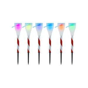 Mirabella Festive LED Dual Use Solar Garden Light - 6 Pack