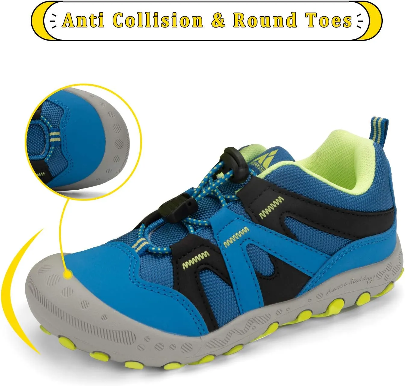 Mishansha Boy's Girl's Hiking Shoes Low Top Sneakers Outdoor Trekking Walking Climbing Running Shoes