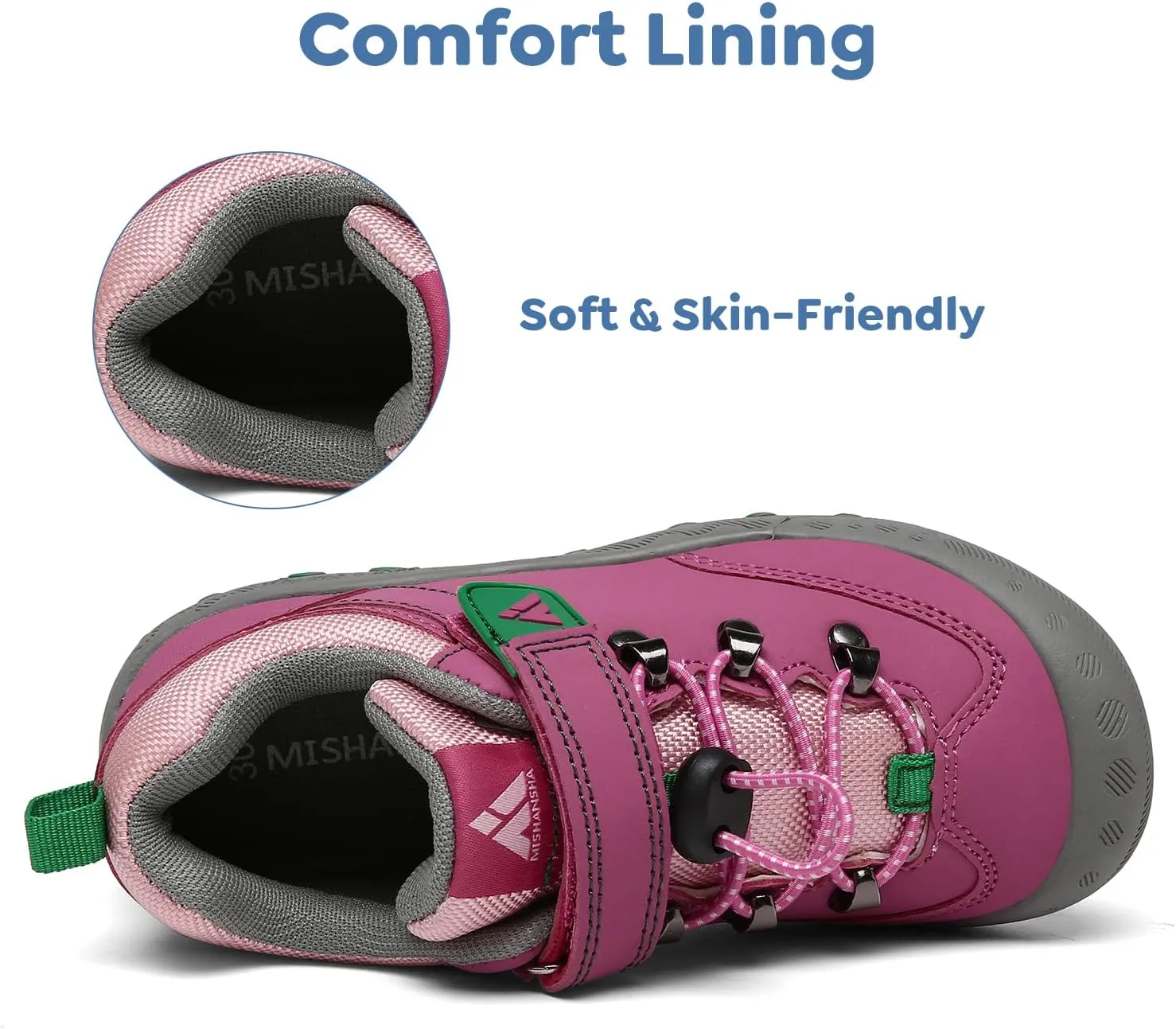 Mishansha Unisex-Child Hiking Shoes