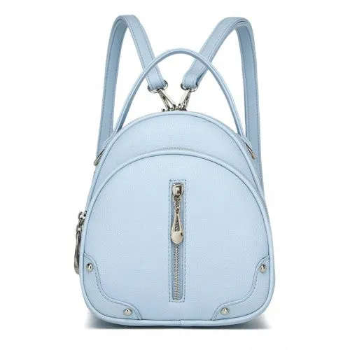 Miss Lulu Convertible Mini Backpack for Women - PU Leather 3-in-1 Small Handbag, Crossbody Bag & Shoulder Backpack