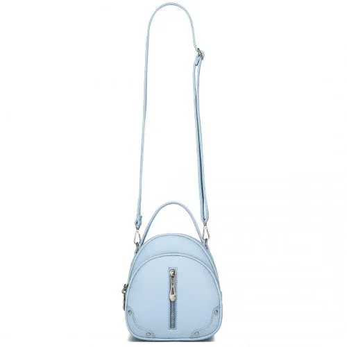 Miss Lulu Convertible Mini Backpack for Women - PU Leather 3-in-1 Small Handbag, Crossbody Bag & Shoulder Backpack