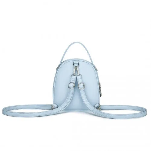 Miss Lulu Convertible Mini Backpack for Women - PU Leather 3-in-1 Small Handbag, Crossbody Bag & Shoulder Backpack
