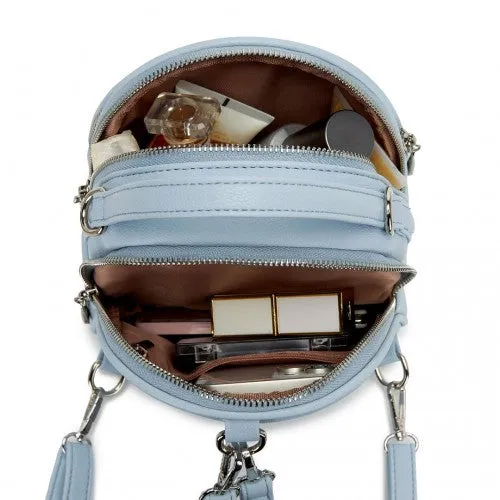 Miss Lulu Convertible Mini Backpack for Women - PU Leather 3-in-1 Small Handbag, Crossbody Bag & Shoulder Backpack