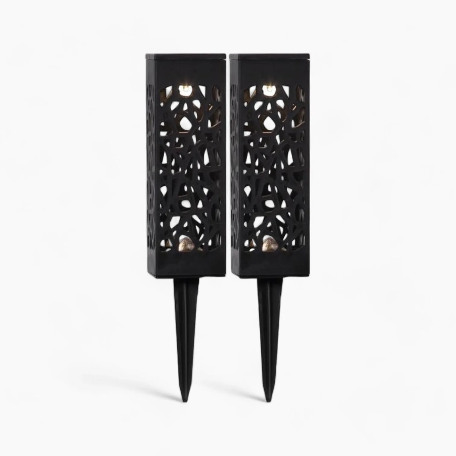 Modern Metal LED Lanterns - Decorative Outdoor Garden Lighting
