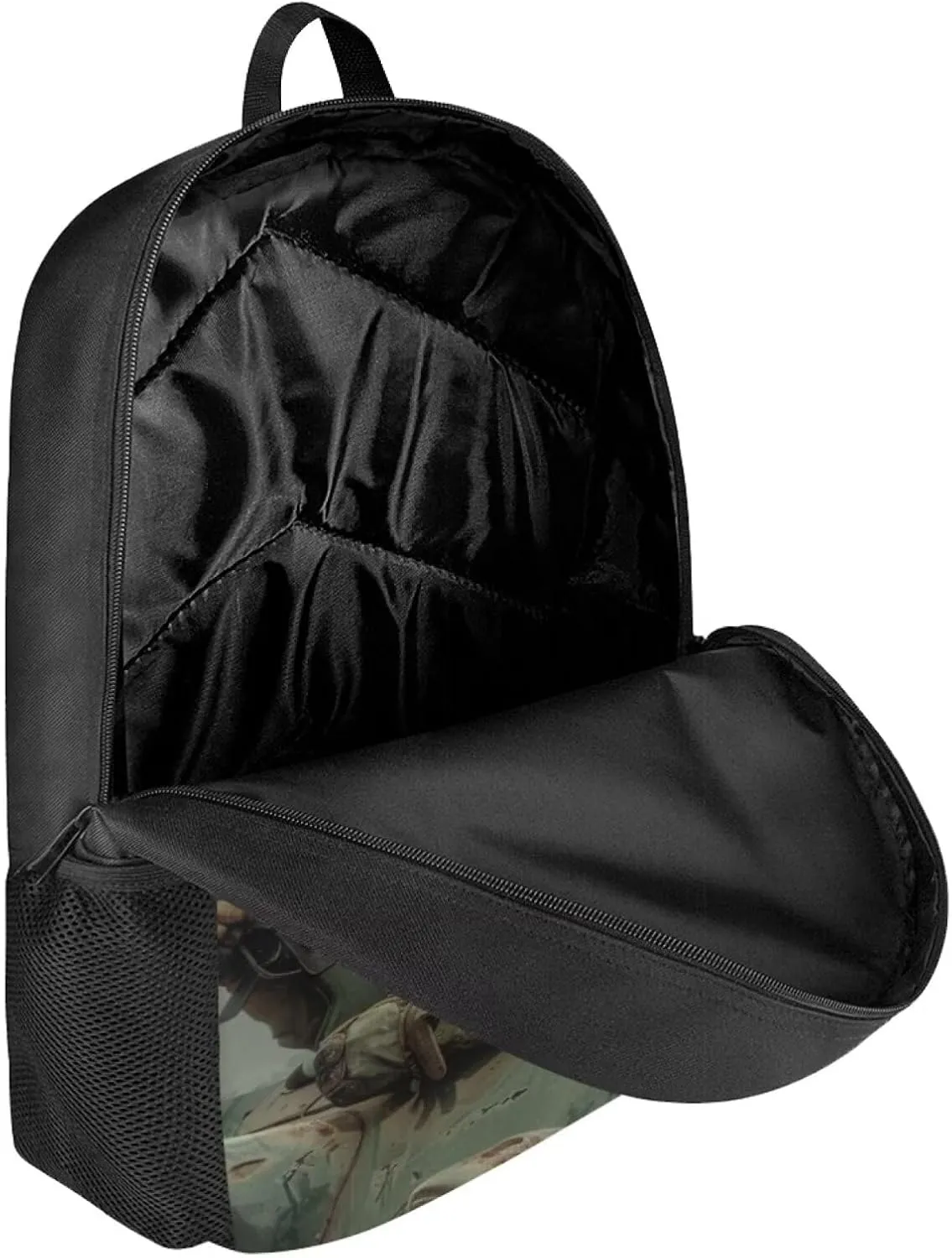 Modysero 17 Inch Funny Backpack for Girls Boys Rhinoceros School Bags with Smooth Zipper Large Capacity Lightweight Student Bookbag with Pockets