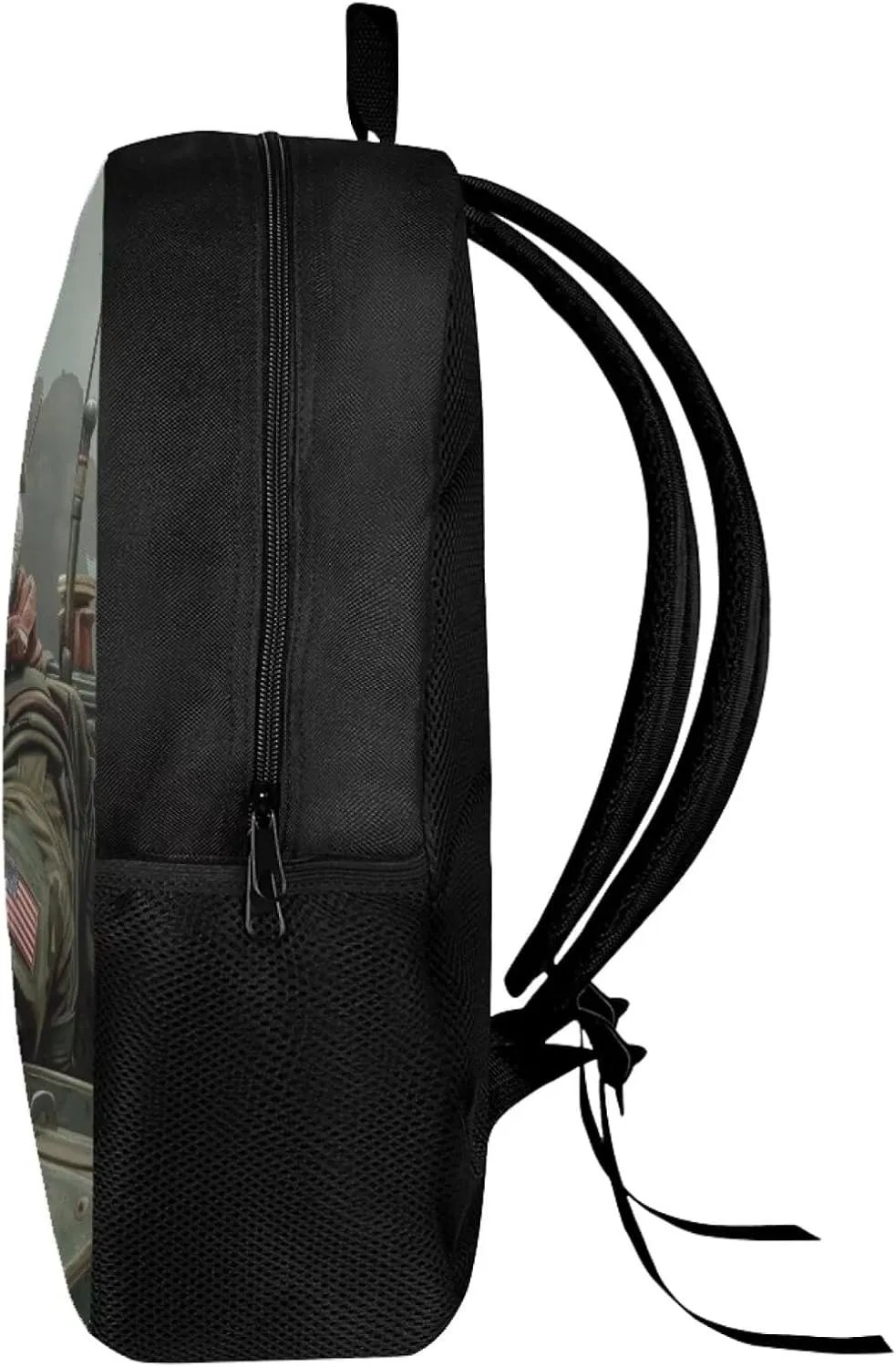 Modysero 17 Inch Funny Backpack for Girls Boys Rhinoceros School Bags with Smooth Zipper Large Capacity Lightweight Student Bookbag with Pockets