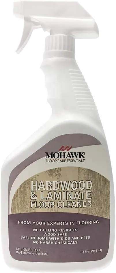 Mohawk FloorCare Essentials Hardwood & Laminate Floor Cleaner - 32 Ounce Spray Bottle