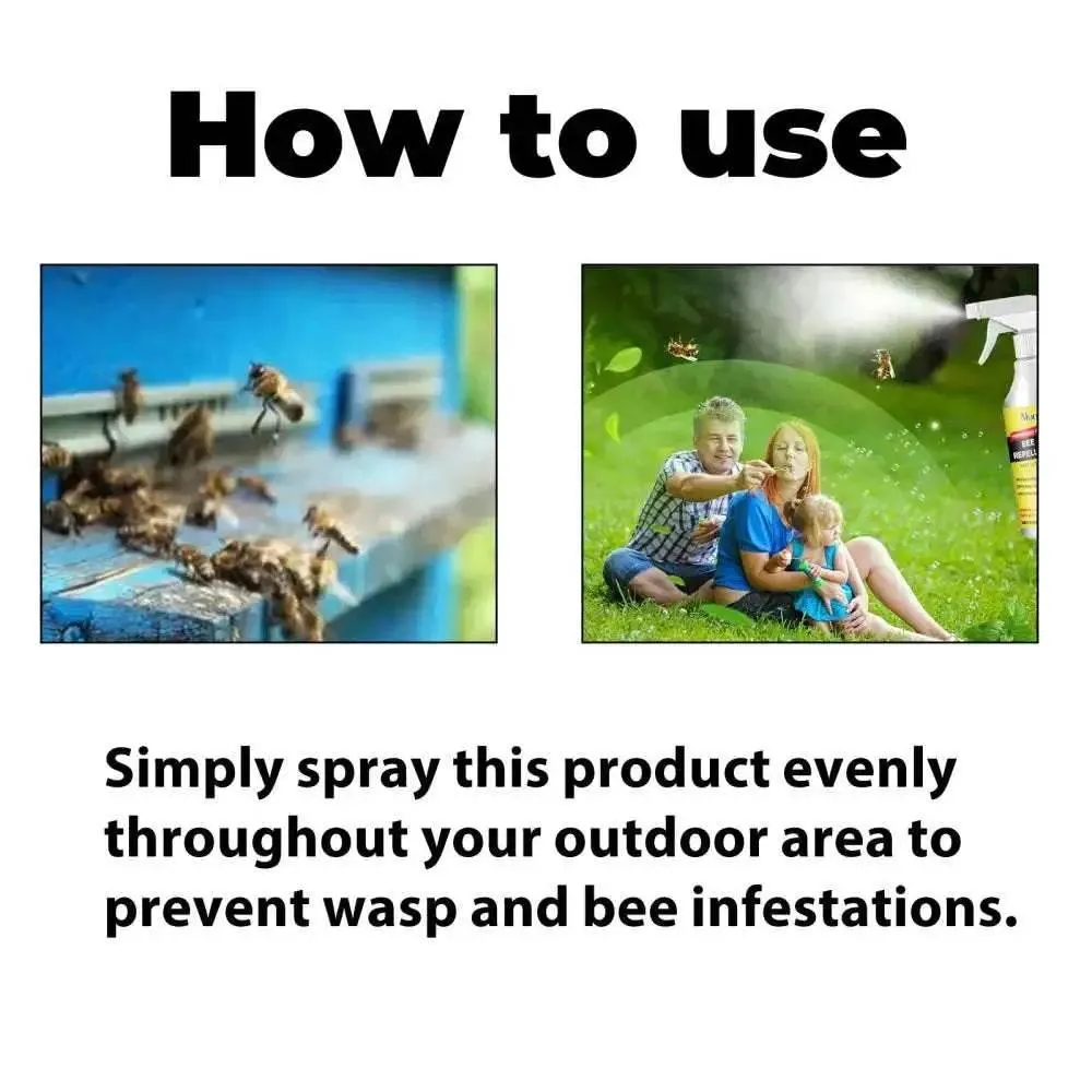 Moonspry Outdoor Insect Repellent Spray For Bees And Wasps