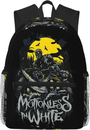 Motionless Rock In White Casual Backpack Large Lightweight Travel Bag Classic Laptop Daypack for Men Women Backpack
