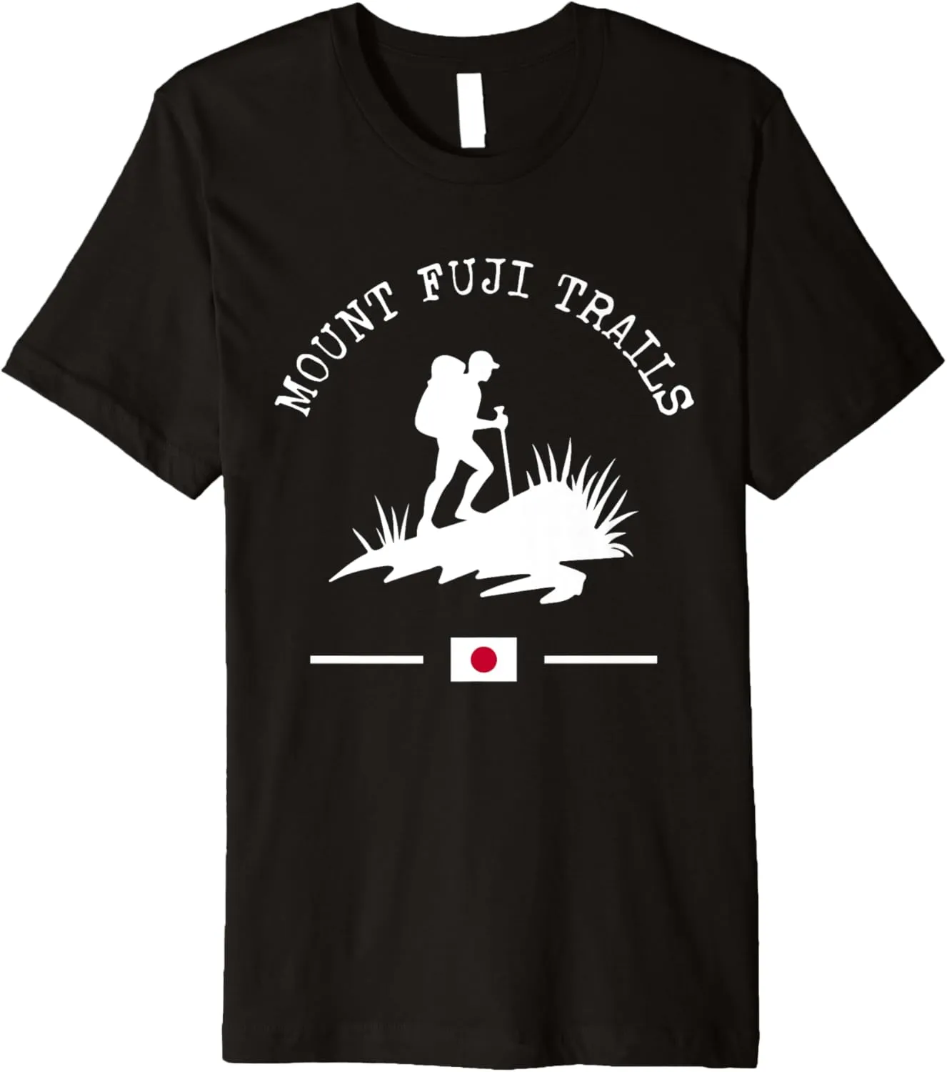Mount Fuji Trails Hiker Japanese Volcano Trekking Japan Premium T-Shirt