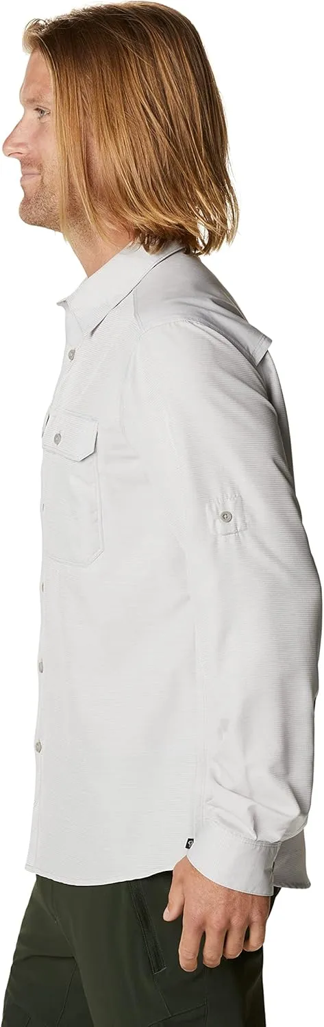 Mountain Hardwear Men's Canyon Long Sleeve Shirt for Camping, Hiking, and Everyday Wear | Moisture-Wicking and Breathable