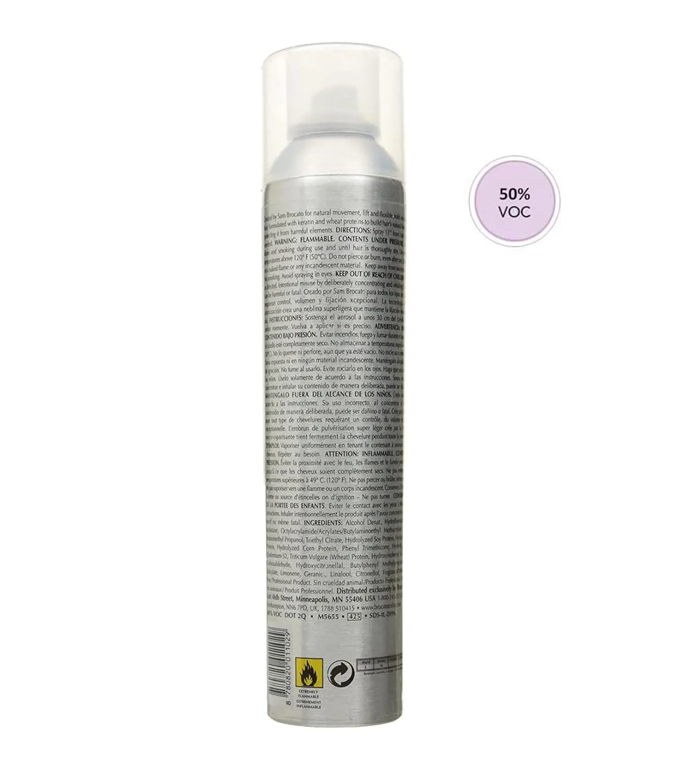 Moveable Hold Finishing Hairspray (50% VOC), 10oz | Exceptional Control and Brilliant Finish | For All Hair Styles