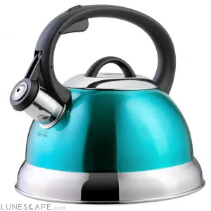 Mr. Coffee Flintshire 1.75 Quart Whistling Stovetop Tea Kettle in