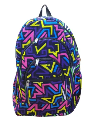 Multicolour Ankara Backpack