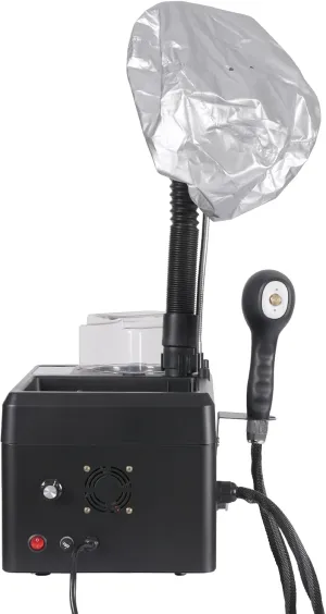 Nano Hair Steamer Machine, 1750W Standing Hair Color Processor Professional Nano Mist Hair Steamer with Nano Spray Gun and Evaporation Cap, Salon Spa Equipment for Hair Care Hair Repair, 110V