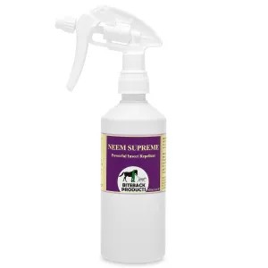 'Neem Supreme'™ Powerful and Long Lasting Fly Repellent Spray