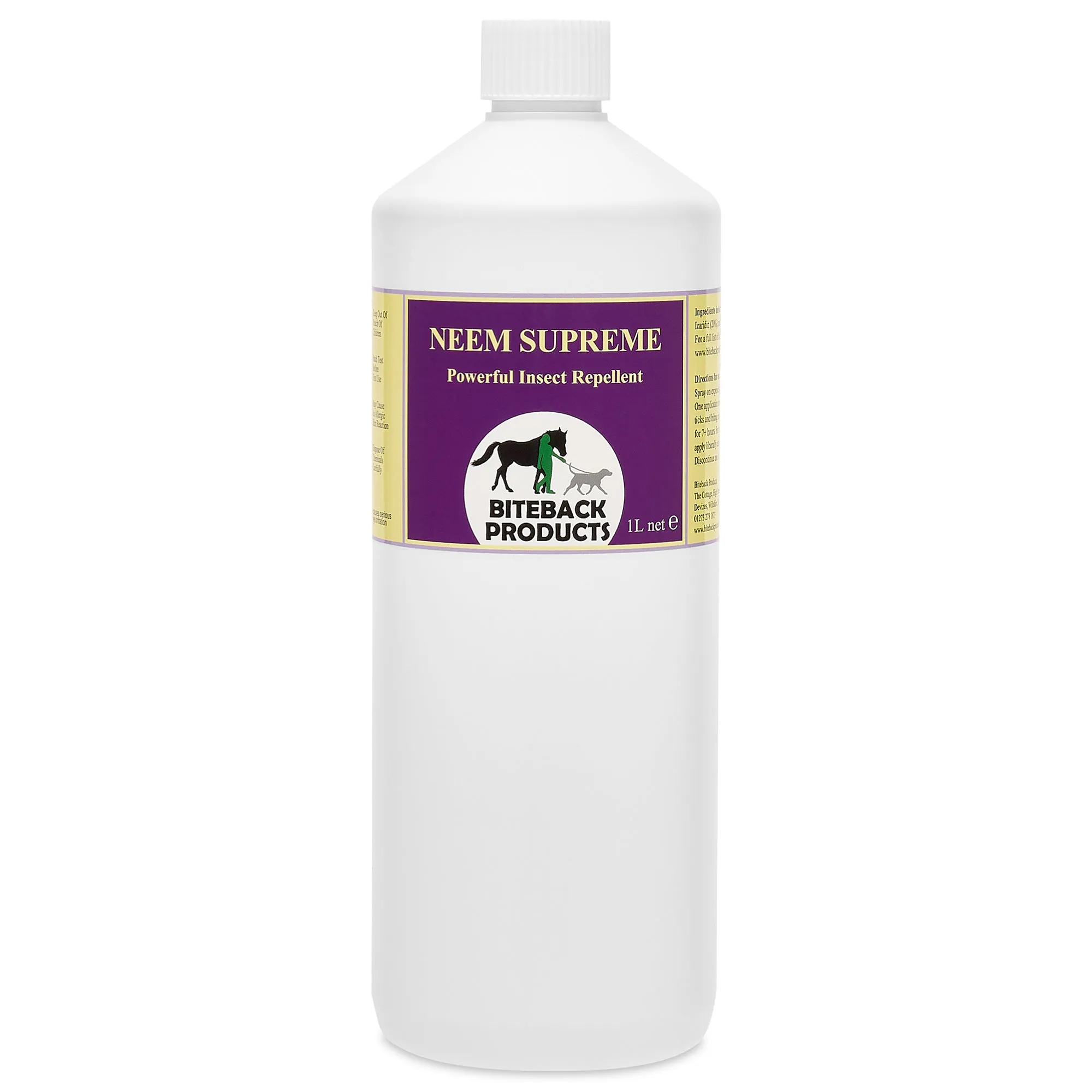 'Neem Supreme'™ Powerful and Long Lasting Fly Repellent Spray