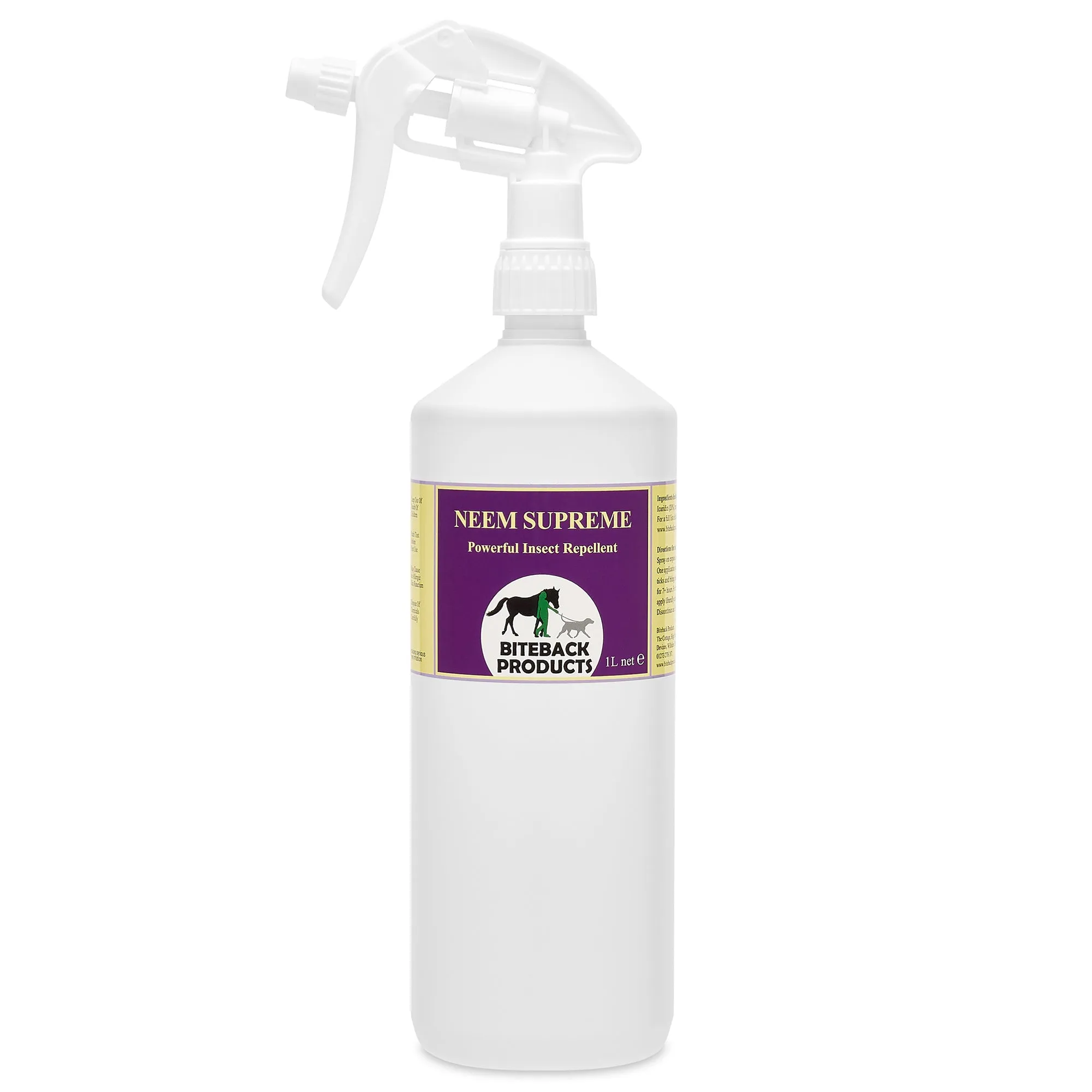'Neem Supreme'™ Powerful and Long Lasting Fly Repellent Spray