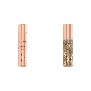 Nexxus Comb Thru 10 oz Flexible Hold Hair Spray & 3.3 fl oz Repair & Nourish Ultra Lightweight Hair Oil Bundle