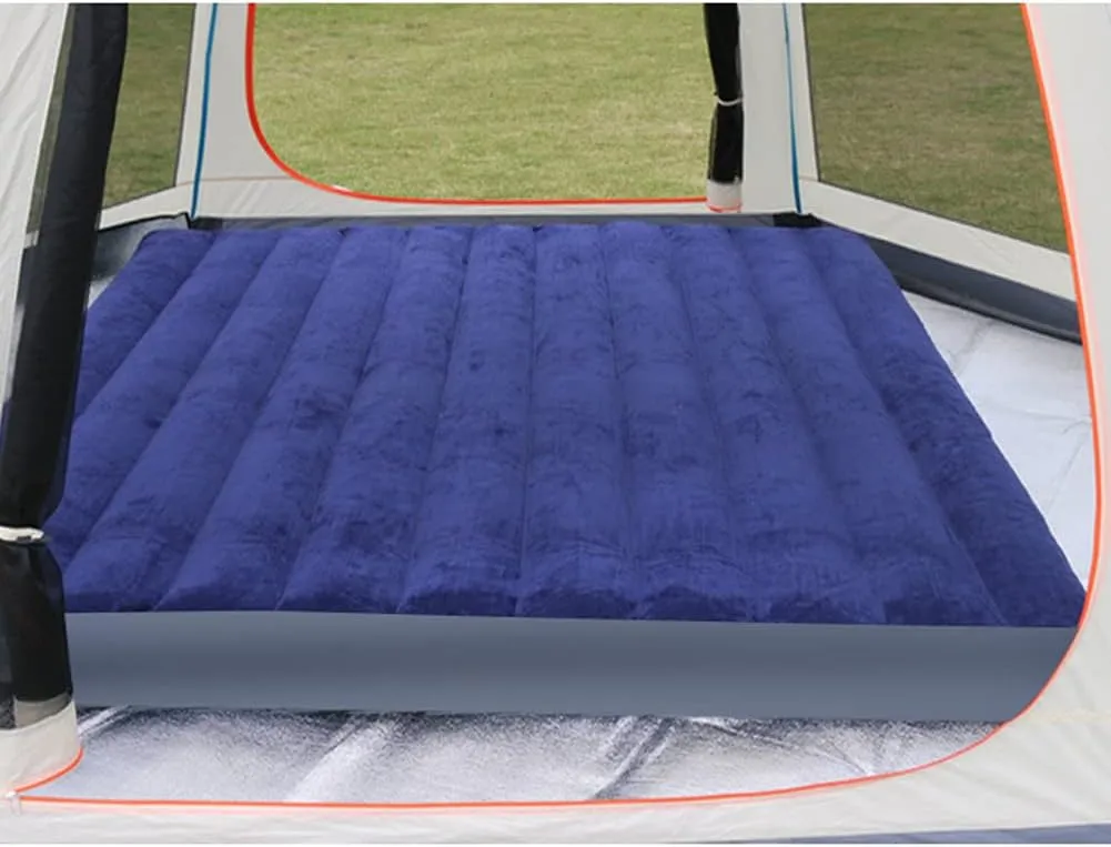 NIEH Family Camping Tent Double Layer Automatic Opening Hydraulic Tent Dome Tent with Porch for Climbing Fishing Festivals Garden