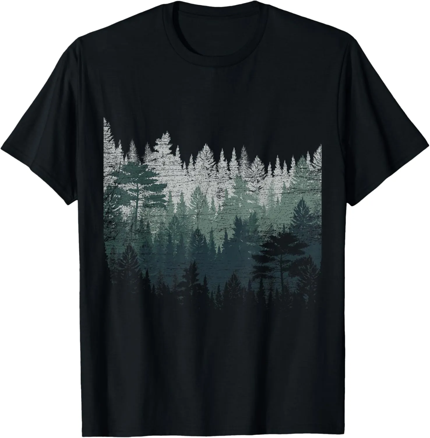 Night Nature Wildlife Trees Outdoor Forest T-Shirt