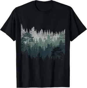 Night Nature Wildlife Trees Outdoor Forest T-Shirt