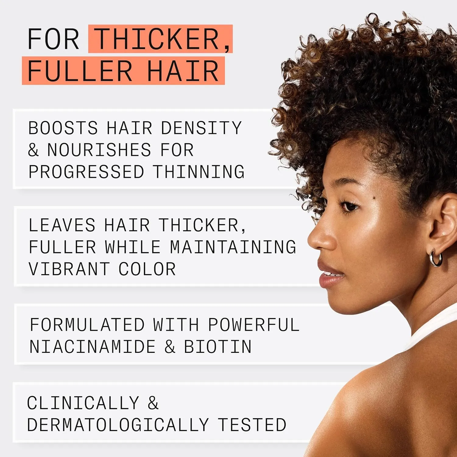 Nioxin Thickening Spray, For Natural Hair with Light Thinning, Full Size (3 Month Supply)