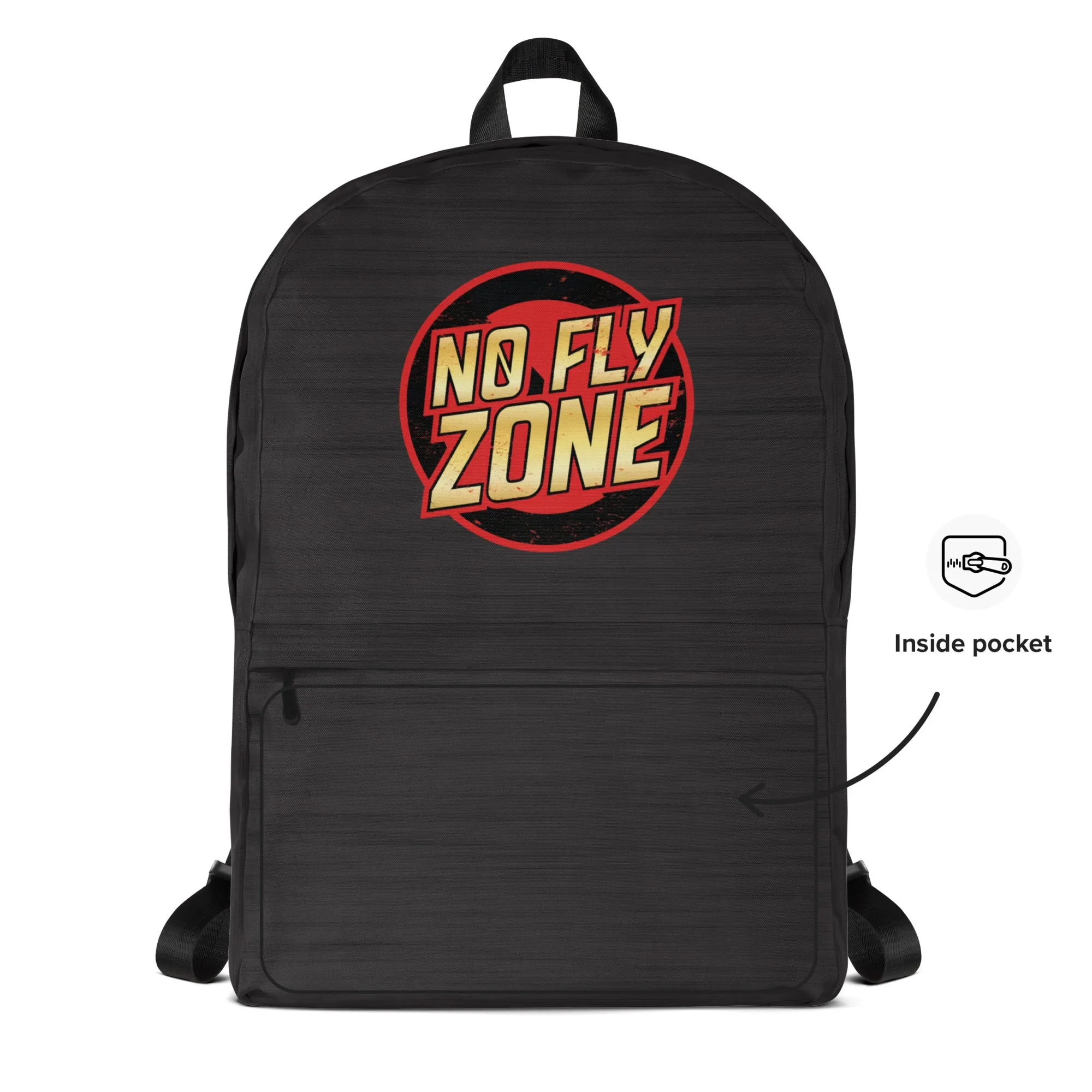 No Fly Zone Training Black Camo Backpack