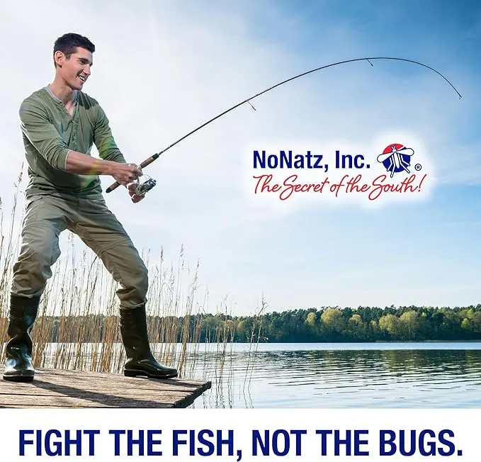 No Natz Botanical Bug Repellant, Effective for Gnat, Mosquito, and Biting Flies, Hand-Crafted and DEET-Free, Non-Greasy Formula, 4 Ounce Spray Bottle, 2-Pack