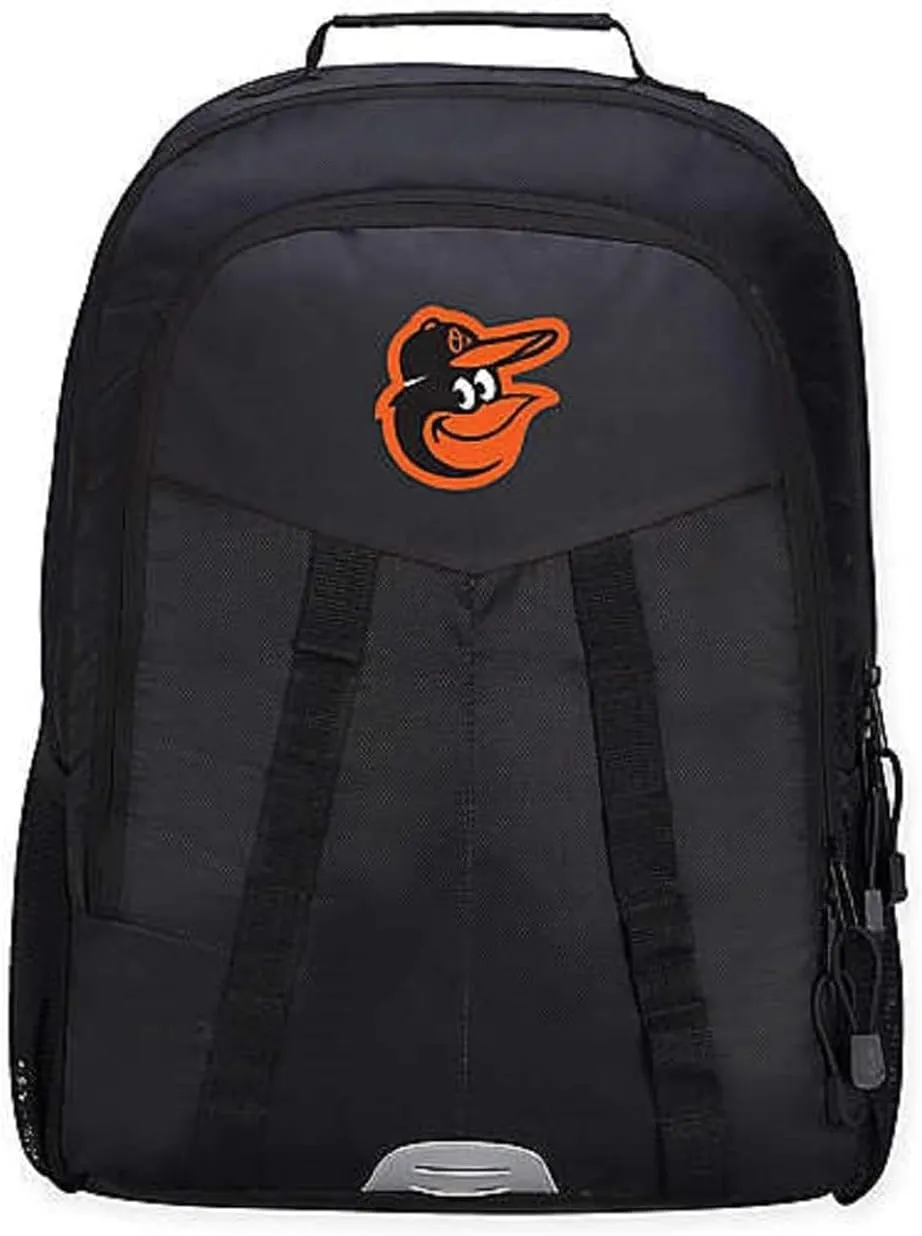 Northwest Licensed MLB Scorcher Backpack (Baltimore Orioles, Black)