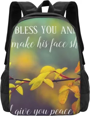 Numbers 6 24-26 The Lord Bless You And Keep You Lightweight Packable Backpack Travel Casual Hiking Daypack Foldable Backpack For Men Women