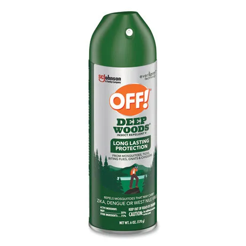 OFF!® Deep Woods Insect Repellent, 6 oz Aerosol Spray
