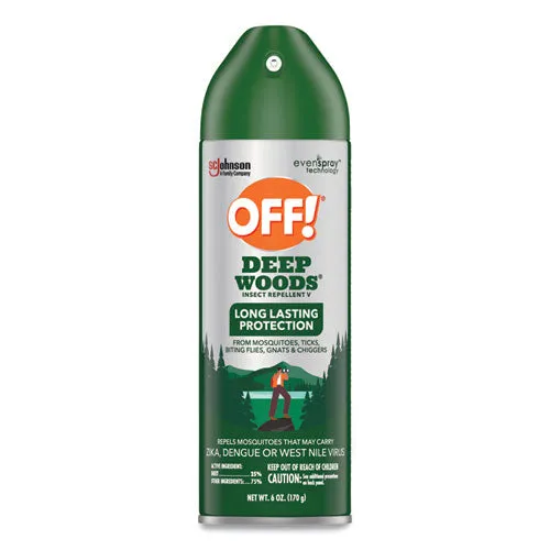 OFF!® Deep Woods Insect Repellent, 6 oz Aerosol Spray