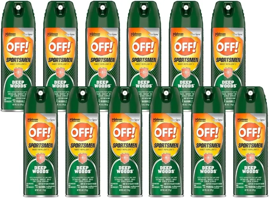 Off! Deep Woods Sportsman Insect Spray 6 Ounce (Pack of 12)
