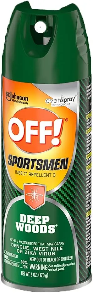 Off! Deep Woods Sportsman Insect Spray 6 Ounce (Pack of 12)