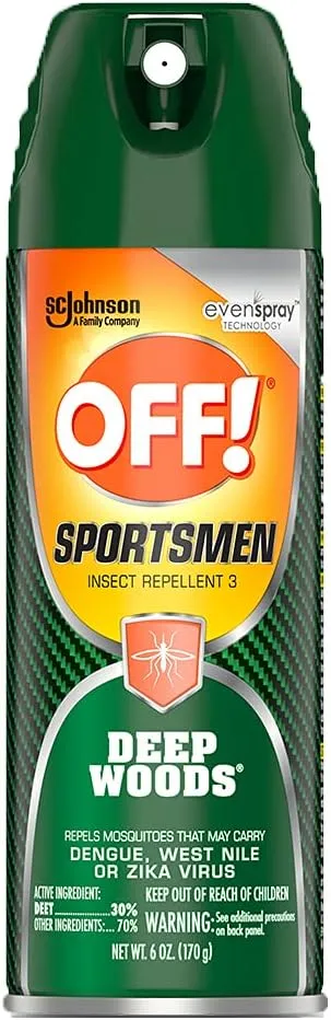 Off! Deep Woods Sportsman Insect Spray 6 Ounce (Pack of 12)