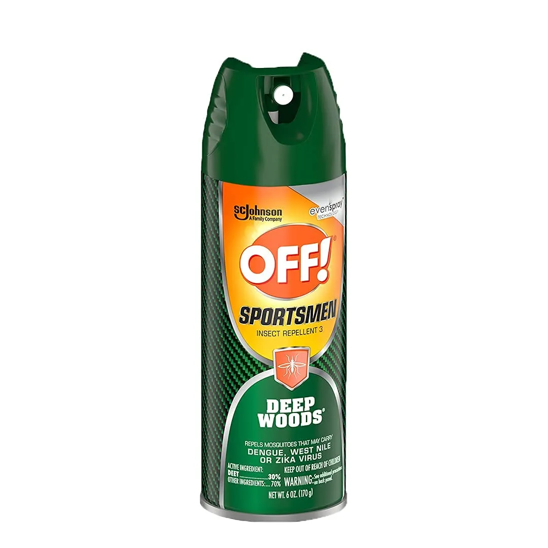 Off! Deep Woods Sportsman Insect Spray 6 Ounce (Pack of 8)