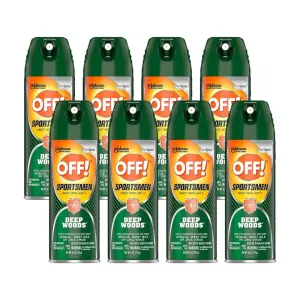 Off! Deep Woods Sportsman Insect Spray 6 Ounce (Pack of 8)