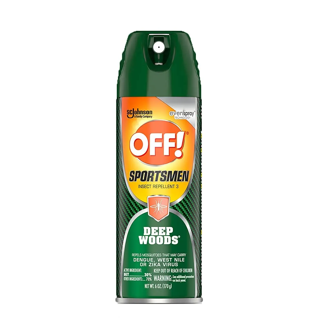Off! Deep Woods Sportsman Insect Spray 6 Ounce (Pack of 8)