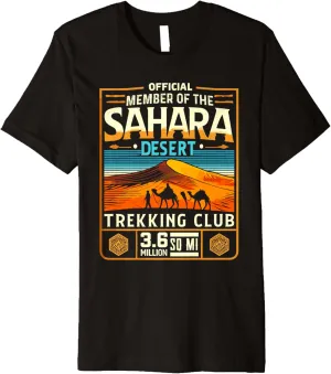 Official Member of the Sahara Desert Trekking Club Adventure Premium T-Shirt