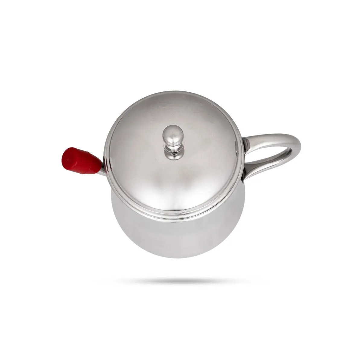 Oil Pot With Handle - 5.5 x 6.5 Inches | Stainless Steel Oil Pot With Handle/ Tea Pot for Home/ 250 Gms Approx
