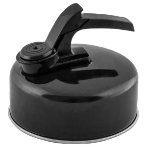 Olton black aluminium base whistling kettle (2L) K0055