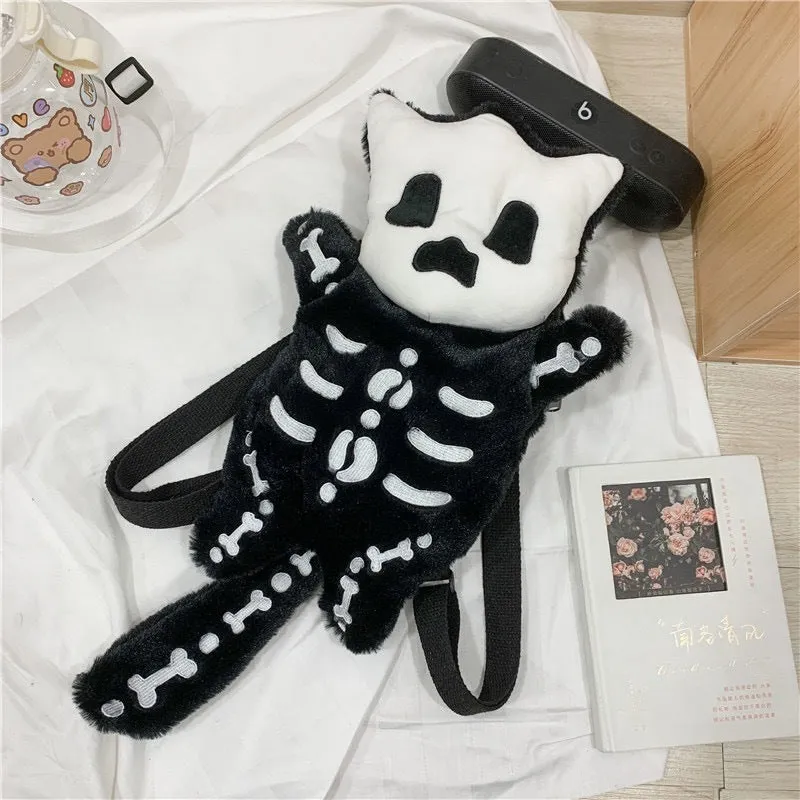 OMNI™ Skeleton Cat Plush Backpack