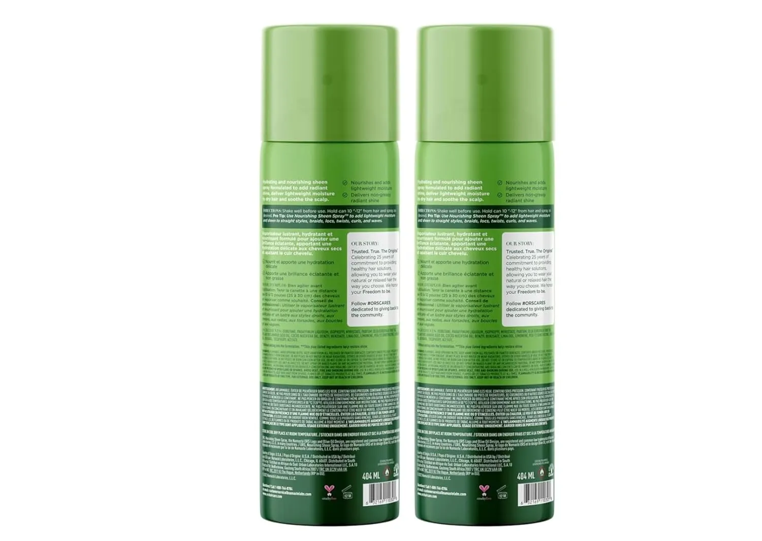 ORS Olive Oil Nourishing Sheen Spray infused with Coconut Oil 10 ounces (Pack of 3)