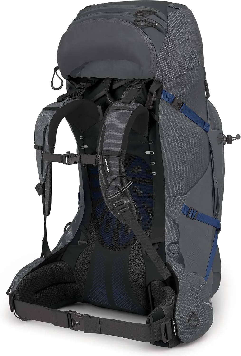 Osprey Aether Plus 70L Men's Backpacking Backpack, Eclipse Grey, L/XL