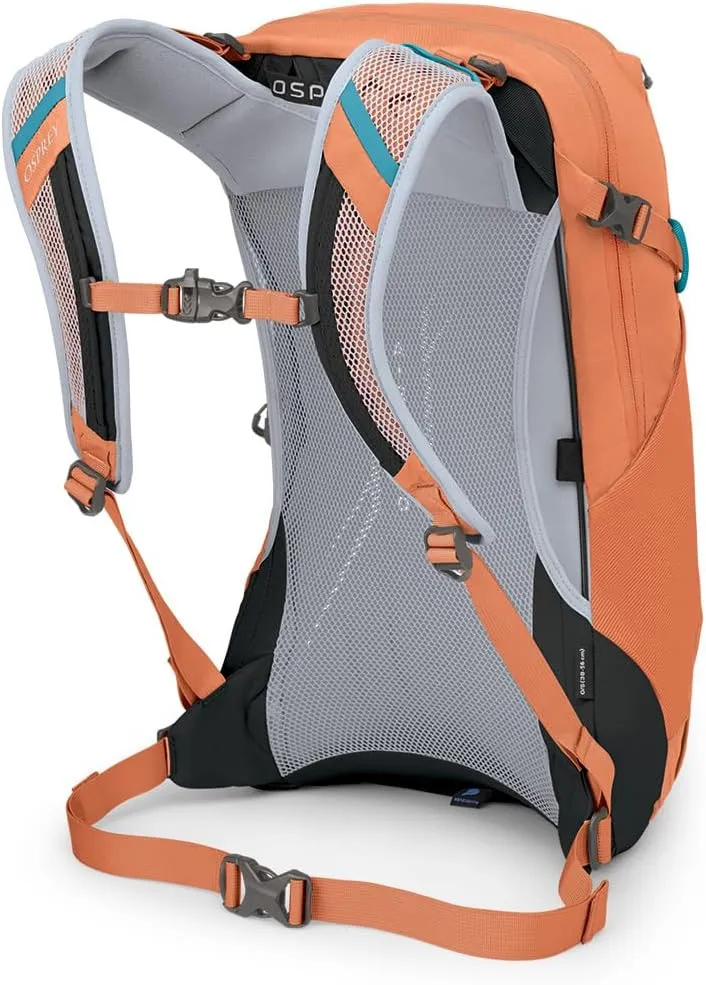 Osprey Hikelite 18L Unisex Hiking Backpack, 18 Koi Orange/Blue Venture, One Size