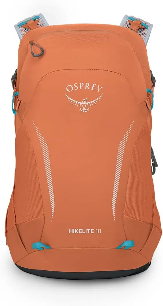 Osprey Hikelite 18L Unisex Hiking Backpack, 18 Koi Orange/Blue Venture, One Size